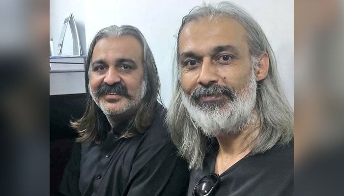 KP CM Ali Amin Gandapur (left) with this brother Faisal Amin Gandapur. — X/@FaisalAminKhan