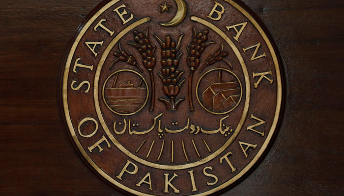 An undated image of a State Bank of Pakistan plague. — Reuters/File