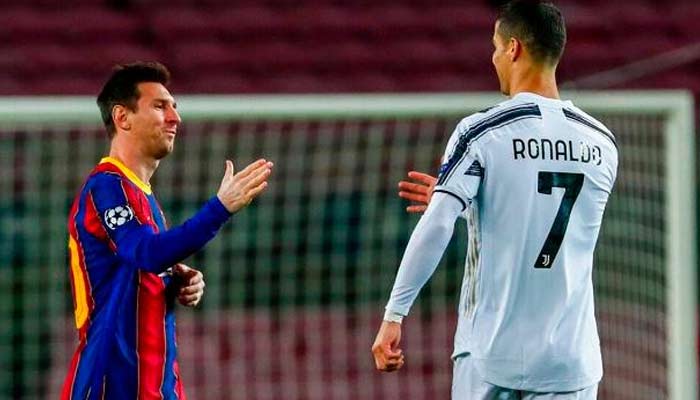 Cristiano Ronaldo is no friends with Lionel Messi. — Reuters/File