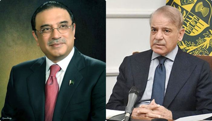 President Asif Ali Zardari (left) and Prime Minister Shehbaz Sharif (right). —AFP/File