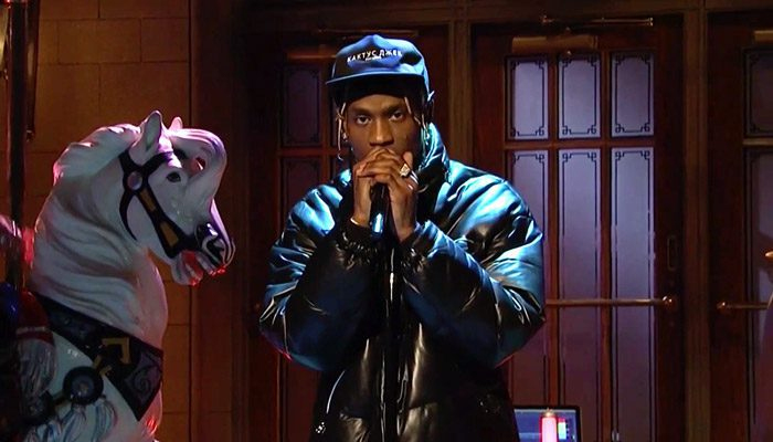 Travis Scott takes the SNL stage with UTOPIA songs