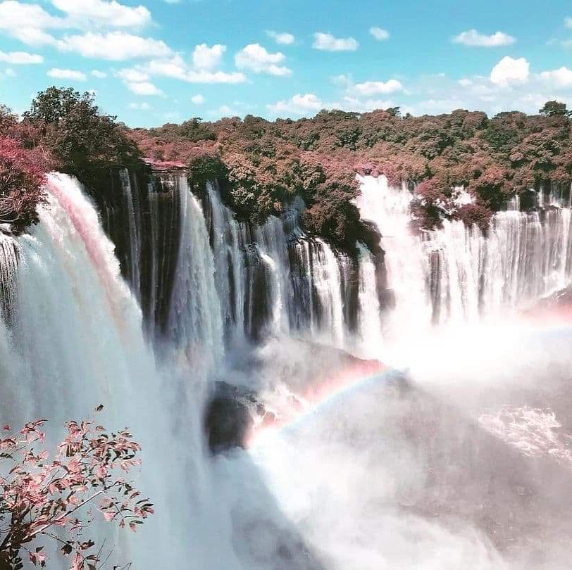 This image released on January 25, 2021, shows a view of Kalandula Falls in Angola’s Malanje Province. — Facebook/Kamaono