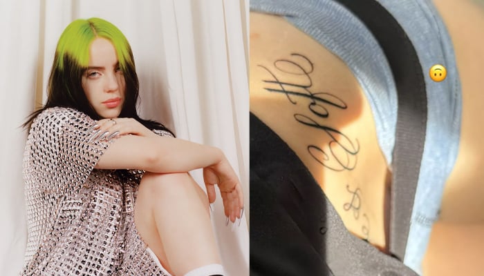 Billie Eilish reveals new tattoo: Picture inside