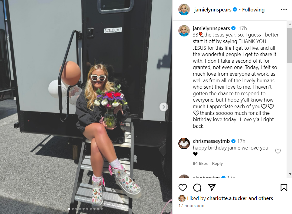 Britney Spears sister Jamie Lynn celebrates new milestone