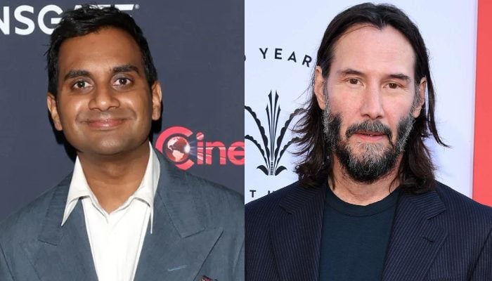 Aziz Ansari spills the beans on Keanu Reeves injury