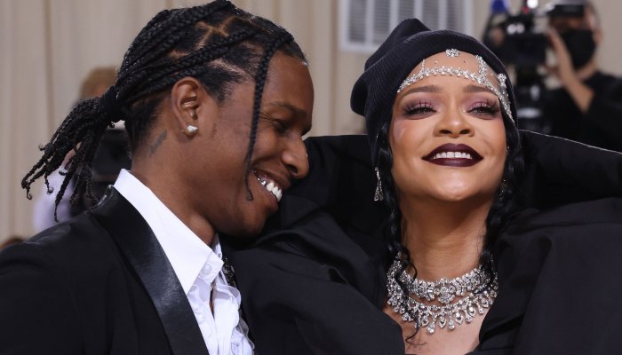 Rihanna and A$AP Rocky appeared to be having a great time at Coachella