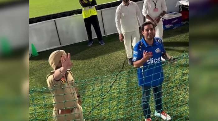 WATCH: Akash Ambani goes viral for ‘humble’ gesture after fan throws phone at him​WATCH: Akash Ambani goes viral for ‘humble’ gesture after fan throws phone at him