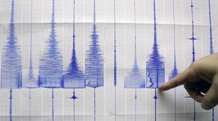 An earthquake shakes the Malir area in Karachi