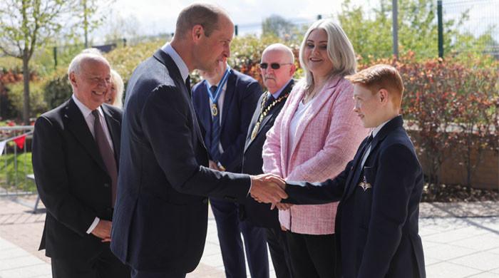 Prince William makes first public appearance after his, Kate Middleton’s new titles