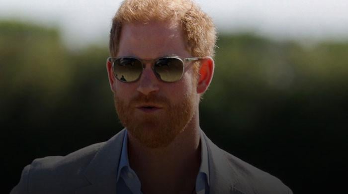 Prince Harry makes rare public appearance after UK arrival