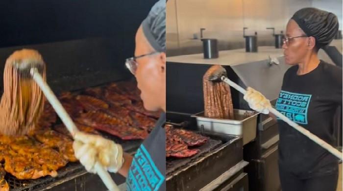 WATCH: BBQ basting with floor mop ends up in smoke on internet — ‘disgusting’