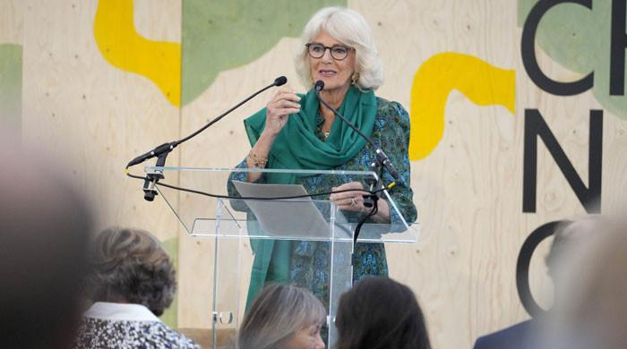 Queen Camilla surprises guests at opening session of Charleston Festival 2024