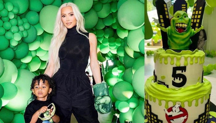 Kim Kardashian shares throwback snaps from Psalms Ghostbusters-themed birthday bash