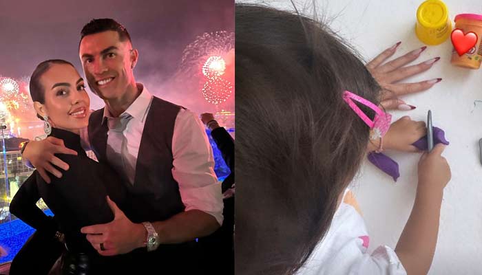 Cristiano Ronaldos girlfriend gives peek into playtime with daughter