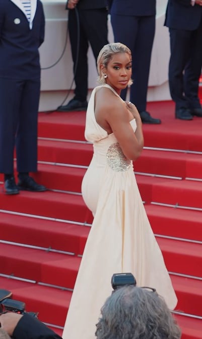 Kelly Rowland back to Cannes red carpet after embarrassing brawl