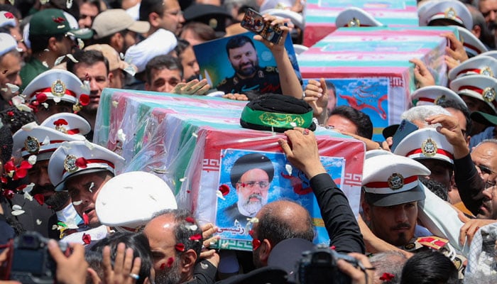 Iranian President Ebrahim Raisi laid to rest after dying in helicopter crash