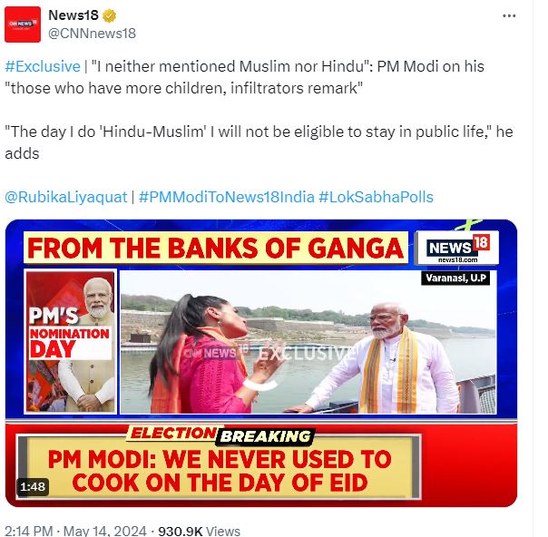 Fact-check: Narendra Modis remarks on Muslims fact-checked and debunked