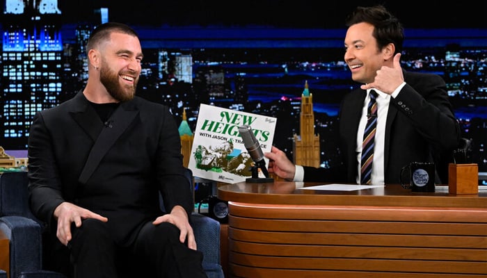 Travis Kelce responds to matchmakers jokes after Jimmy Fallon show