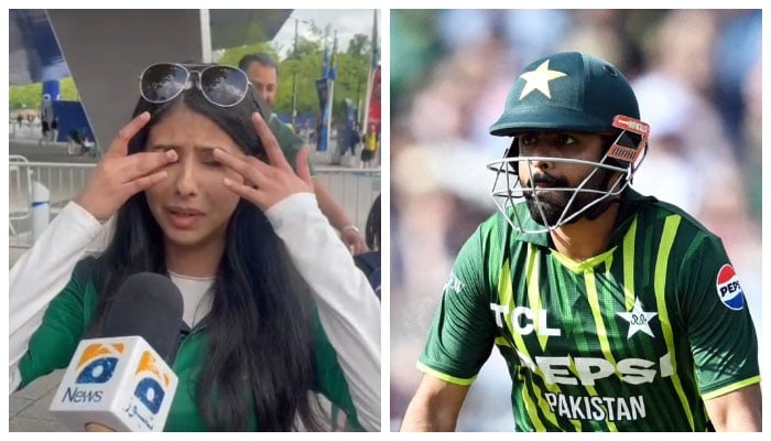 WATCH: Pakistan fan in tears over Englands loss, Babars poor performance