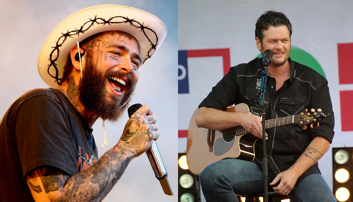 Post Malone teams up with Blake Shelton for new music