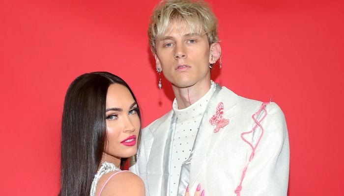 Machine Gun Kelly, Megan Fox honor special soul with wood-carved boat