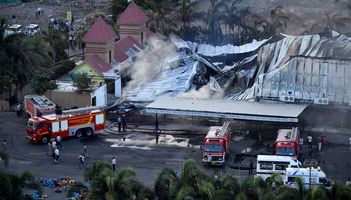 Massive fire at family entertainment venue in Indias Rajkot kills 27