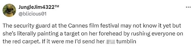 Cannes guard criticized after run-ins with Kelly Rowland, Yoona, Taveras