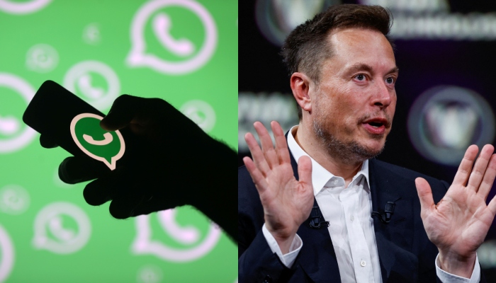 What incorrect statement did Elon Musk issue about WhatsApp?
