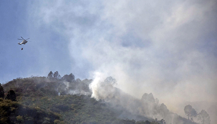 Fire at Margalla Hills trails prompts large-scale extinguishing operation