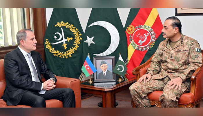 In meeting with COAS, Azerbaijan FM praises Pakistans role in regional stability