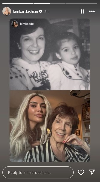 Kim Kardashian talks about quality time with her grandmother Mary Jo