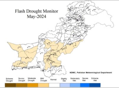 Flash drought likely across regions impacted by heatwave in Pakistan