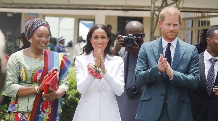 First Lady of Nigeria reveals if she was upset with Meghan Markle's outfit