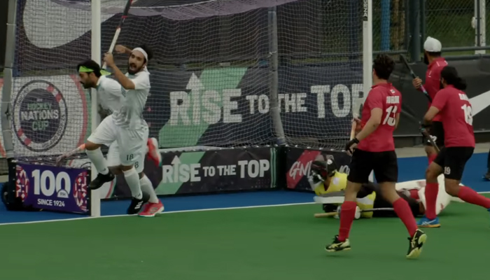 Pakistan emerge victor over Canada with 8-1 in FIH Nations Cup