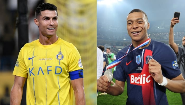 Kylian Mbappe shares throwback photo featuring Cristiano Ronaldo