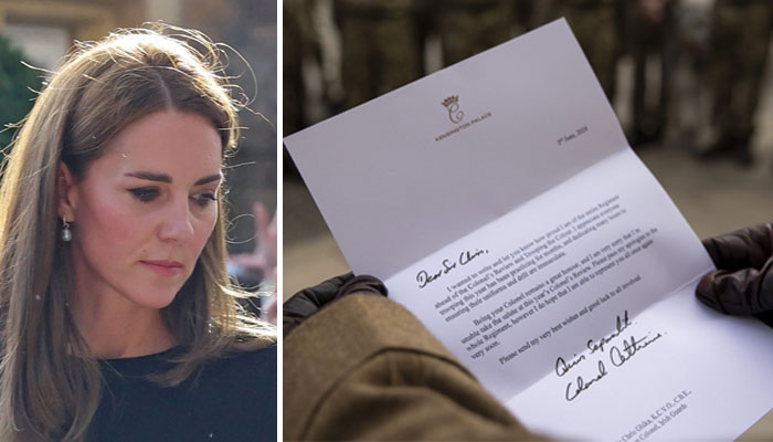 Kate Middleton pens a note filled with regret and hope straight from ...