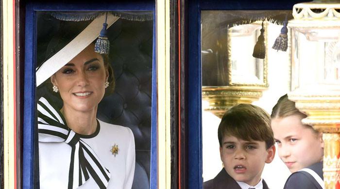 Prince Louis waves at crowd as Kate Middleton pays sweet nod to him