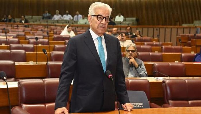 After ex-COAS Bajwa, PTI 'trying to hold someone else's feet now': Khawaja Asif