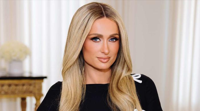 Paris Hilton promotes the release of her latest song “I’m Free”