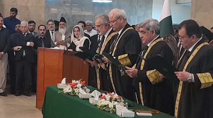 Three high court judges take oath after elevation to SC – M Haris