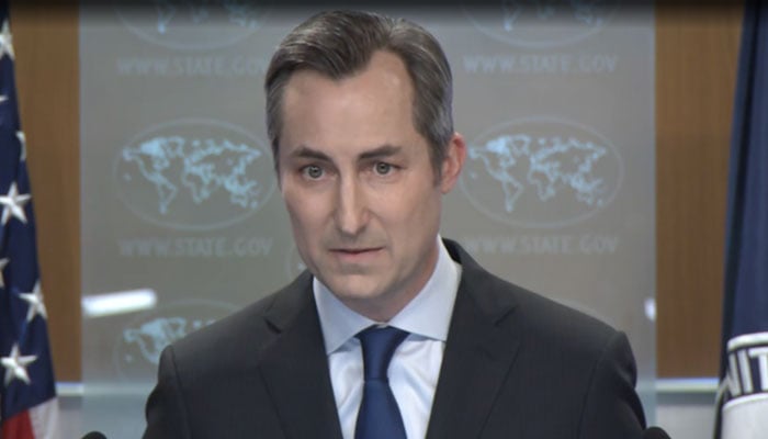 State Department Spokesperson Matthew Miller speaks during a press briefing conducted on June 25, 2024. — Screengrab/State Department website