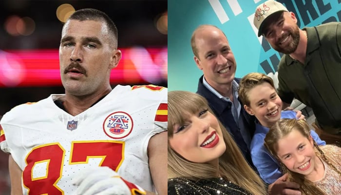 Travis Kelce met Prince William and his children Prince George and Princess Charlotte at Taylor Swift's show