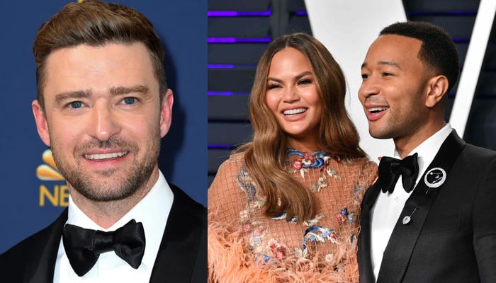 John Legend, Chrissy Teigen join Justin Timberlakes fanbase
