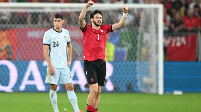 Georgia shock Portugal with historic 2-0 win, move into last 16 mharis