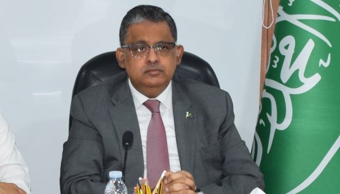 Additional Foreign Secretary (Middle East and SIFC) Ambassador Rizwan Saeed Sheikh. — Consulate General of Pakistan in Jeddah website/ File