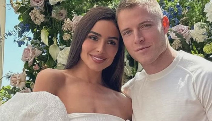 ‘Miss Universe Olivia Culpo weds Christian McCaffrey in American ceremony
