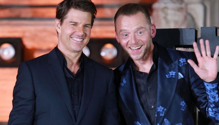 Tom Cruise had a blast with Mission: Impossible co-star Simon Pegg at Glastonbury