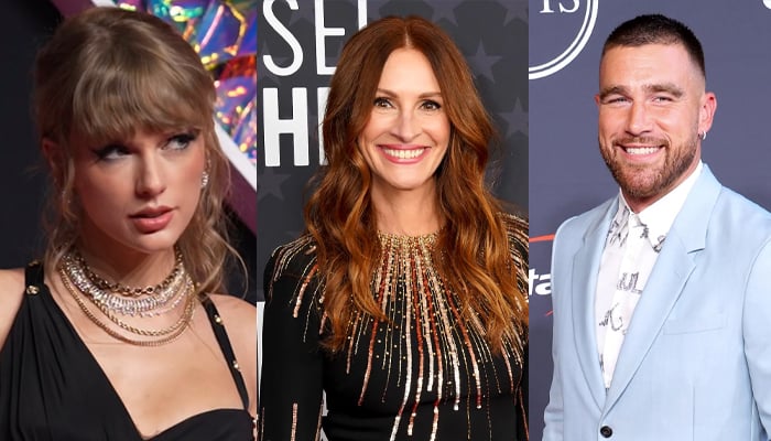 Taylor Swift fans express rage over Travis Kelce, Julia Roberts interaction