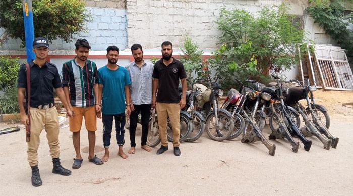 Karachi police bust notorious gang stealing, selling motorcycles online – M Haris