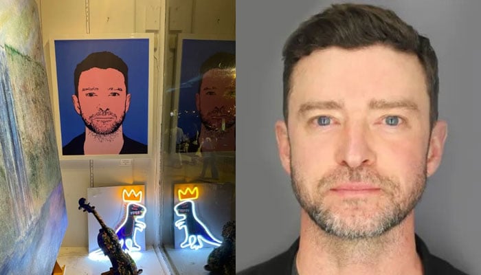 Hampton artist puts unique spin on Justin Timberlakes mugshot